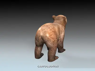 Baby Bear Low-poly 3D model
