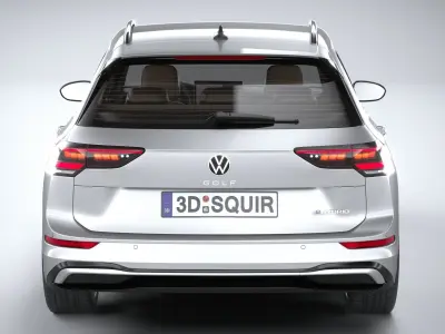 Volkswagen Golf Variant 2024 3D model