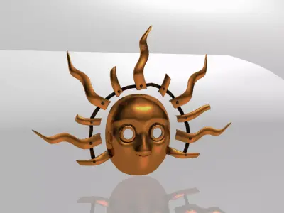 Sun Mask 3D model