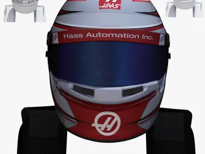 Magnussen helmet 2017 Low-poly 3D model