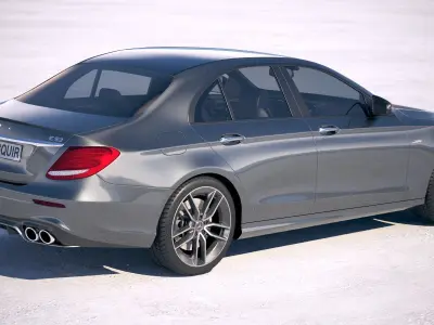 Mercedes-Benz E53 AMG Sedan 2019 3D model