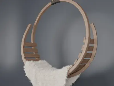 Complete Interior Scene - Chill Room - Lounge 3D model