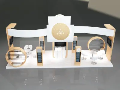 Booth Exhibition Stand a325a 3D model