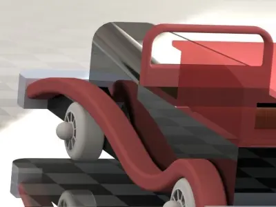 30s car 3D print model