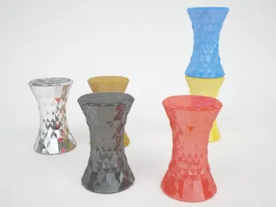 KARTELL STONE STOOL 3D model