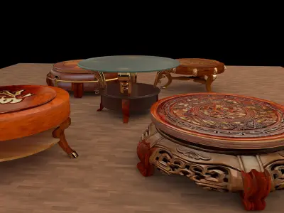 Chinese display stand   3D model