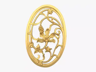 Classic decor ornament 240 3D model