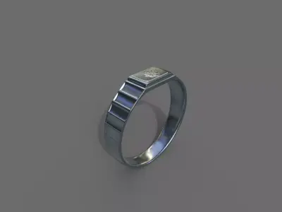 High-Quality 3D Ring Model Low-poly 3D model shop