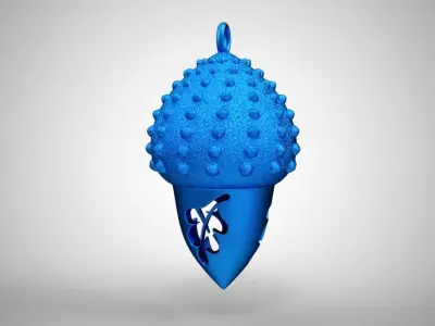Acorn Necklace 3D print model