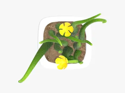 Plant artificial 02 3D model