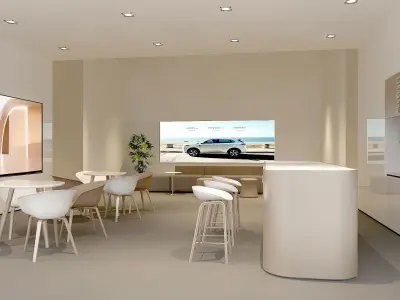 car dealership 3D model