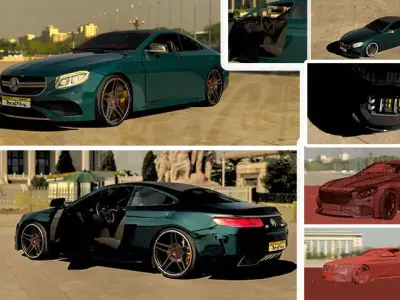 Mercedes s63 Amg Coupe 3D model