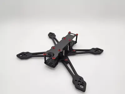 FPV Drone 5 Inch Freestyle Frame 3D print model