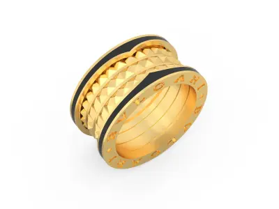  Bvlgari Ring 3D print model E 08 3D print model