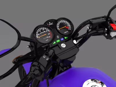 Bera SBR 150 Sport Motorcycle 3D Model 3D model