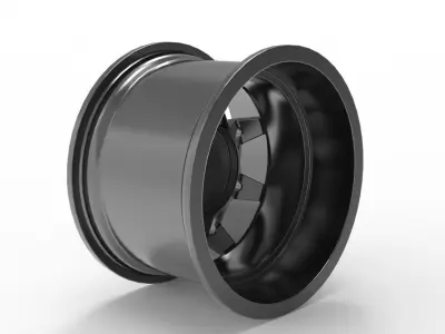 Fuel Lethal wheel rim model 3D print model