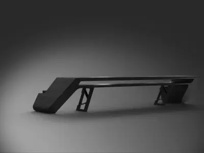 Spoiler rider tuning auto rc  3D model