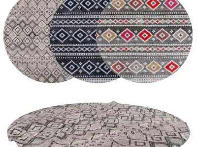 Rugs No 1001 Low-poly 3D model
