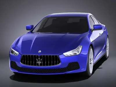Maserati Ghibli 2016 VRAY 3D model