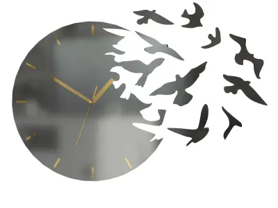 wall clock 52 3D model
