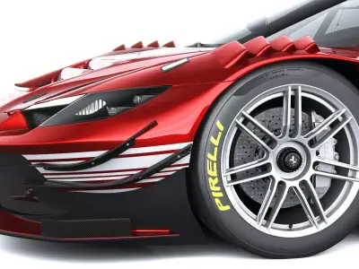 Ferrari 296 GT3 EVO 2026 3D model