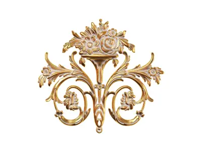 Classic carved 185 3D model