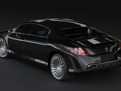 Peugeot 908 RC Concept car 3D model