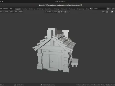 small house 3D model