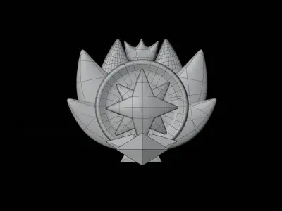 Reward Medal 3D Illustration 3D model