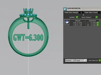 FASION UNIK RING 3D model order