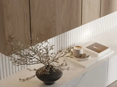 Tv Wall Set 15 3D model