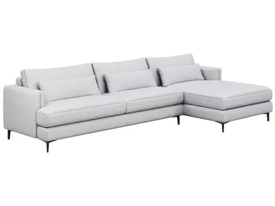 Sumner Two-Piece Chaise Sectional By Arhaus 3D model