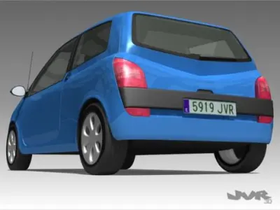 Small City Car 3D model
