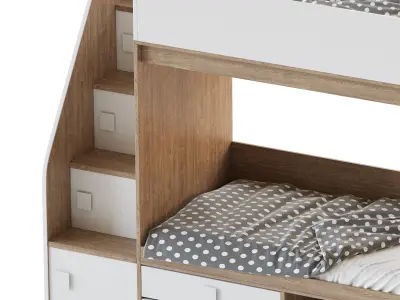 Bed Legend D606 bunk 3D model