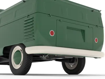 Volkswagen Transporter T1 - Pickup 3D model