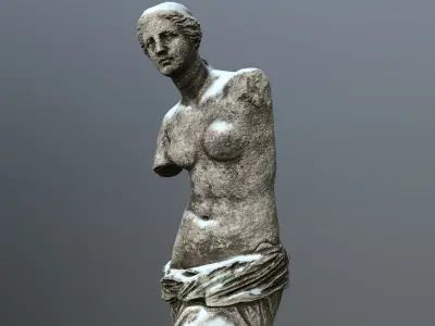 Venus  de  Milo Low-poly 3D model