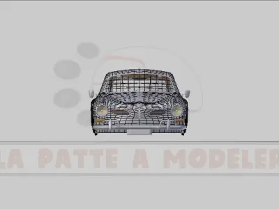 Volkswagen Karmann Squareback LPAM 3D model