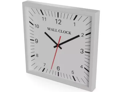 Home decorations Wall clocks Low-poly 3D model