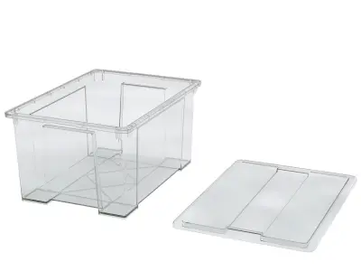 Samla Box Ikea Clear 3D model