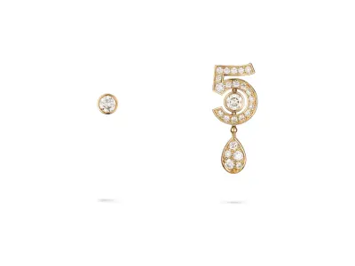 CHANEL - ETERNAL N5 - SIMPLE TRANSFORMABLE EARRING 3D print model