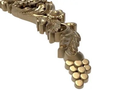 decorative pattern ready for 3D printing 3D model