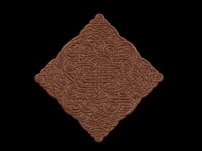 Celtic Knot Coaster 3D print model