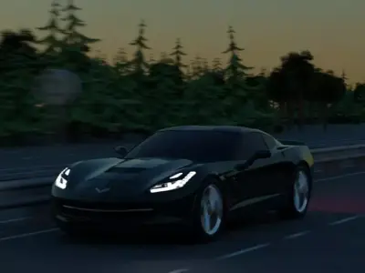Chevrolet Corvette C7  3D model
