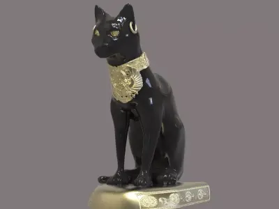Egyptian Cat 3D print model