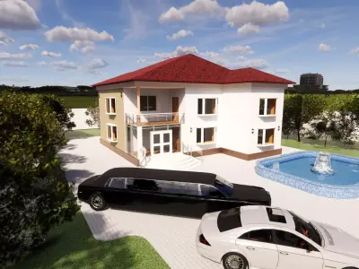 Revit exterior design Free 3D model