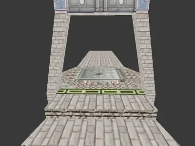 Forsaken Everland Entrance Free low-poly 3D model