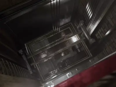 Elevator Shaft Low-poly 3D model