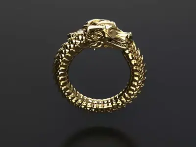 ANILLO DRAGON 3D print model purchase