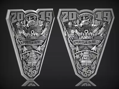 Bas-relief for the United States Ring 2019 3D print model