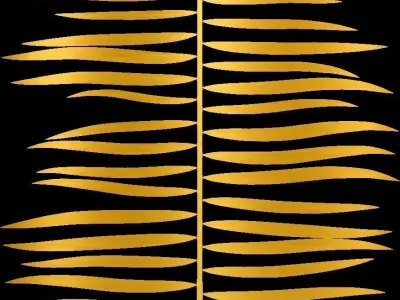 Stand-4 gold metal plate background Free 3D model